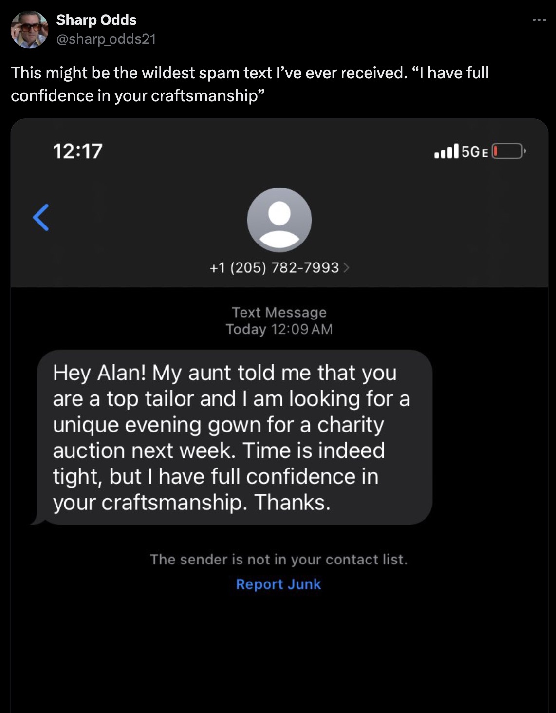 38 Funny and Bizarre Spam Text Messages